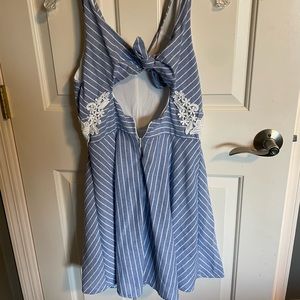 Miami open back dress